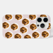 カスタムペットの写真ケース | ピンクパーソナライズされた Case-Mate iPhoneケース (裏面 (横))