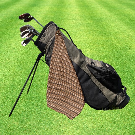 カスタムペットの写真パターン ゴルフタオル