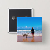 カスタムペットの写真ボタパーソナライズされたン 缶バッジ (正面&裏面)