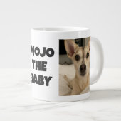 カスタムペットの写真マパーソナライズされたグ – Dog or Cat Pic ジャンボコーヒーマグカップ (正面右)