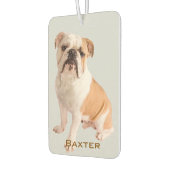 カスタムペットの写真名 カーエアーフレッシュナー (左)