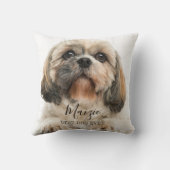 カスタムペットの写真名 クッション (裏面)