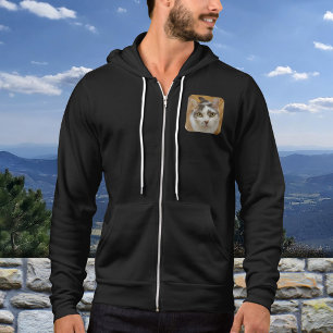 カスタムペットの家族の写パーソナライズされた真 パーカ