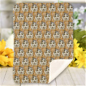 カスタムペットまたは家族の写パーソナライズされた真 シェルパブランケット