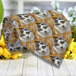 カスタムペットまたは家族の写パーソナライズされた真 ネクタイ