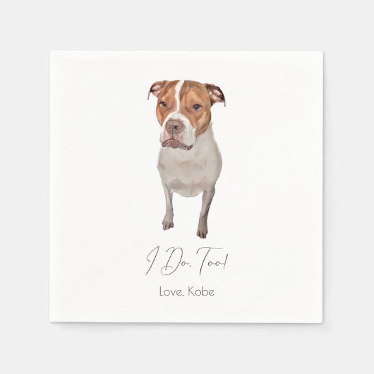 カスタムペットカクテルナプキン スタンダードカクテルナプキン (正面)