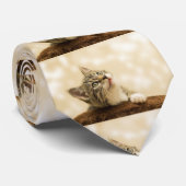 カスタムペットキャットドッグパーソナライズされたコラージュ ネクタイ (ロール)