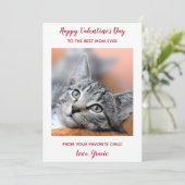 カスタムペットキャットフォトマ最高のマ・エバレンティネス・デイ シーズンカード (スタンド正面)