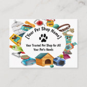 カスタムペットショップ名刺 名刺 (正面)