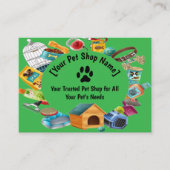 カスタムペットショップ名刺 名刺 (正面)