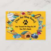 カスタムペットショップ名刺 名刺 (正面)