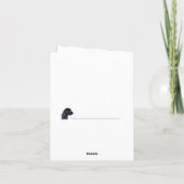 カスタムペットドッグ最高の写真母の日 シーズンカード (裏面)