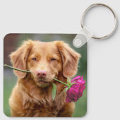 カスタムペットド最高のグのママ写真 キーホルダー (裏面)