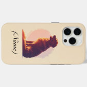 カスタムペットネームオプション Case-Mate iPhoneケース (裏面 (横))