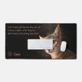 カスタムペットフォトキャットドッグテンプレート デスクマット (キーボード&マウス)