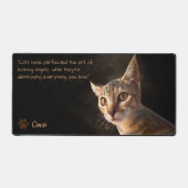 カスタムペットフォトキャットドッグテンプレート デスクマット (正面)