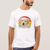 カスタムペットフォトシャツ – Hipster Dog Tee Tシャツ (正面)