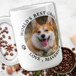 カスタムペットフォトドッグパーソナライズされたおじいちゃん コーヒーマグカップ<br><div class="desc">世界最高の犬じいちゃん…このお気に入りの可愛いペットの写真マグで、この父の日、クリスマスまたは彼の誕生日を驚かせすごいて犬の祖父カスタム。こカスタマイズの犬の写真と名前を付けお気に入りのた犬のおじいちゃん両面 – 各違う面または同じ、あなたまで写真を撮ることができる！この犬のおじいちゃんマグは愛犬家と犬のパパに必須だ！犬素晴らしからの贈り物。COPYRIGHT © 2020 Judy Burrows,  Black Dog Art - All Rights Reserved.カスタムペットフォトドッグパーソナライズされたグランドパコーヒーマグ</div>