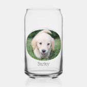 カスタムペットフォト違う、前後 ガラス缶 (裏面)