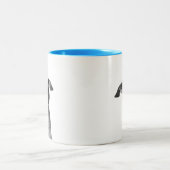 カスタムペットフォト Meeko ツートーンマグカップ (中央)