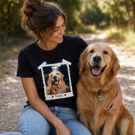 カスタムペットフォトTシャツ、犬好きギフト ヴィンテージ犬 Tシャツ