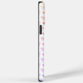 カスタムペットポートレートかわいいピンクのリボンハート写真 Case-Mate iPhoneケース (裏面 / 右)