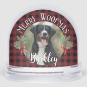 カスタムペットポートレートクリスマスフォトギフト (裏面)