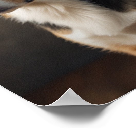 カスタムペットポートレートポスター ポスター (角)