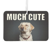 カスタムペット写真おもしろい多くかわいいミームスタイル カーエアーフレッシュナー (裏面)