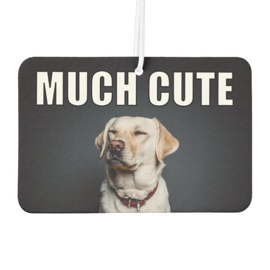 カスタムペット写真おもしろい多くかわいいミームスタイル カーエアーフレッシュナー (裏面)