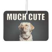 カスタムペット写真おもしろい多くかわいいミームスタイル カーエアーフレッシュナー (正面)