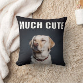 カスタムペット写真おもしろい多くかわいいミームスタイル クッション (ブランケット)