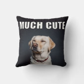 カスタムペット写真おもしろい多くかわいいミームスタイル クッション (裏面)