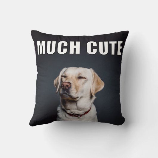 カスタムペット写真おもしろい多くかわいいミームスタイル クッション (裏面)