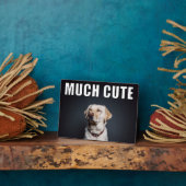 カスタムペット写真おもしろい多くかわいいミームスタイル フォトプラーク (側面)