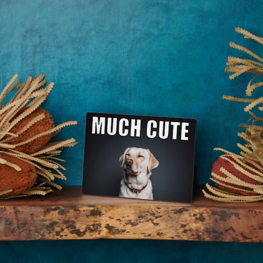 カスタムペット写真おもしろい多くかわいいミームスタイル フォトプラーク (側面)