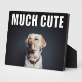 カスタムペット写真おもしろい多くかわいいミームスタイル フォトプラーク (側面)