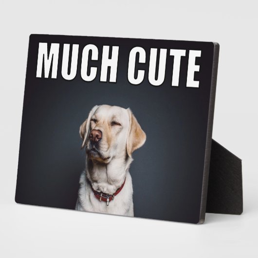 カスタムペット写真おもしろい多くかわいいミームスタイル フォトプラーク (側面)