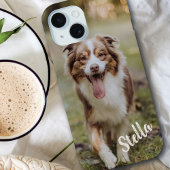 カスタムペット写真と名前入り Case-Mate iPhoneケース