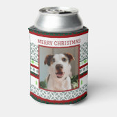 カスタムペット写真クリスマススタッビーホルダー居心地の良い 缶クーラー (缶裏面)