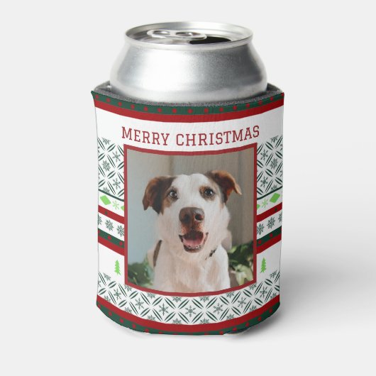 カスタムペット写真クリスマススタッビーホルダー居心地の良い 缶クーラー (缶裏面)