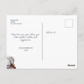 カスタムペット写真新年はがき ポストカード (裏面)