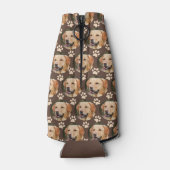 カスタムペット写真柄ドッグブラウン ボトルクーラー (裏面)