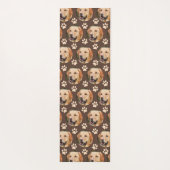 カスタムペット写真柄ドッグブラウン ヨガマット (裏面)