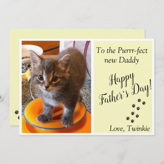 カスタムペット写真父の日 (正面/裏面)