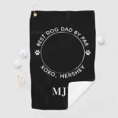 カスタムペット写真犬モノグラパーソナライズされたム ゴルフタオル (インサイチュ)