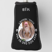 カスタムペット写真犬モノグラパーソナライズされたム ゴルフヘッドカバー (回転90)