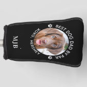 カスタムペット写真犬モノグラパーソナライズされたム ゴルフヘッドカバー (正面)