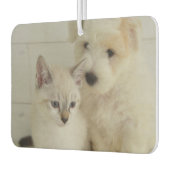 カスタムペット写真車 カーエアーフレッシュナー (左)