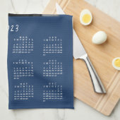 カスタムペット写真2023カレンダー キッチンタオル (四つ折り)